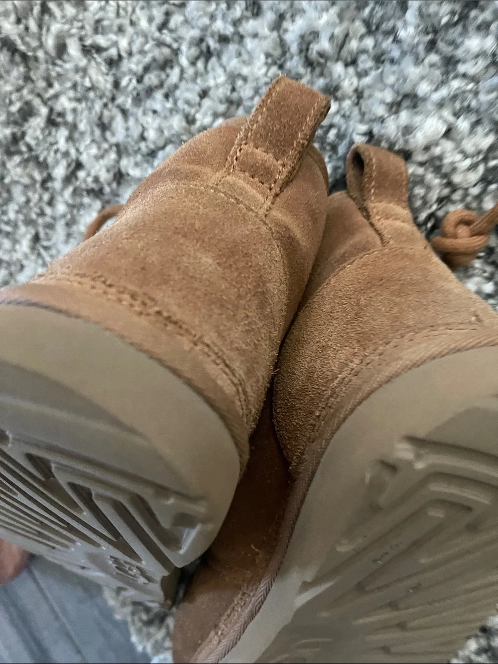 UGG Kids Chestnut Suede Lined Ankle Boots